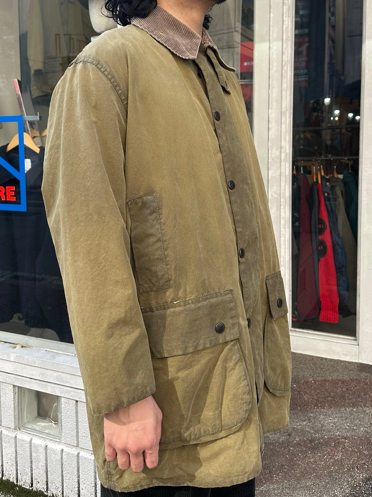 00's BARBOUR「BORDER」オイルドジャケット