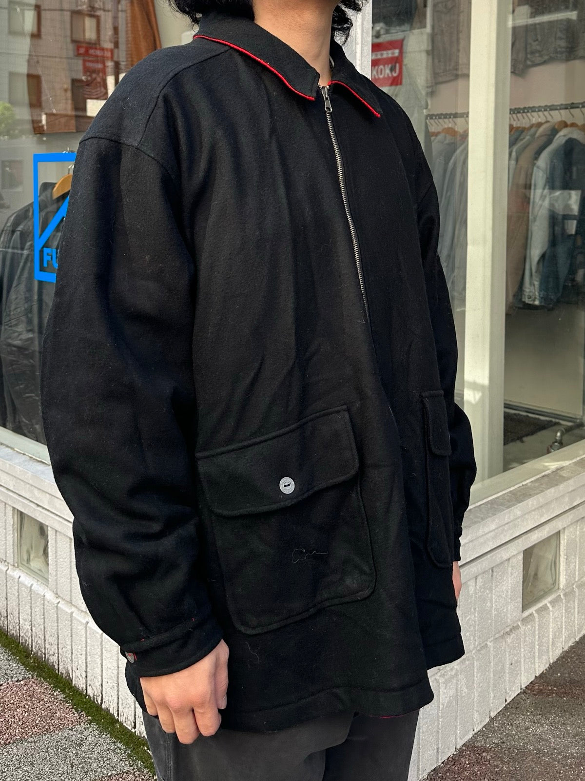 90's MARLBORO「Reversible」ウールジャケット