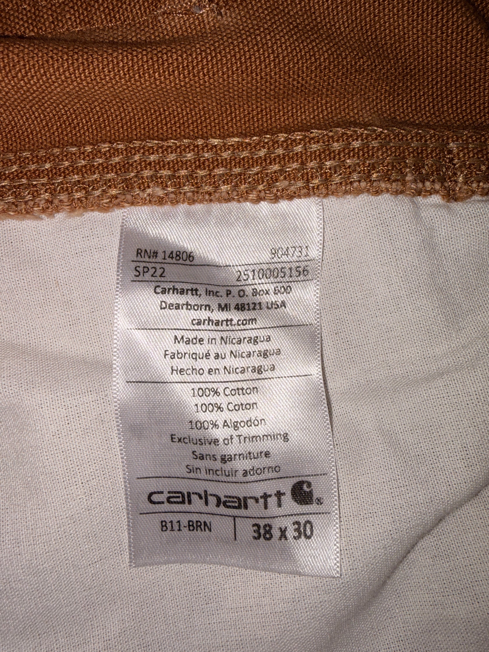 Carhartt ダックパンツ