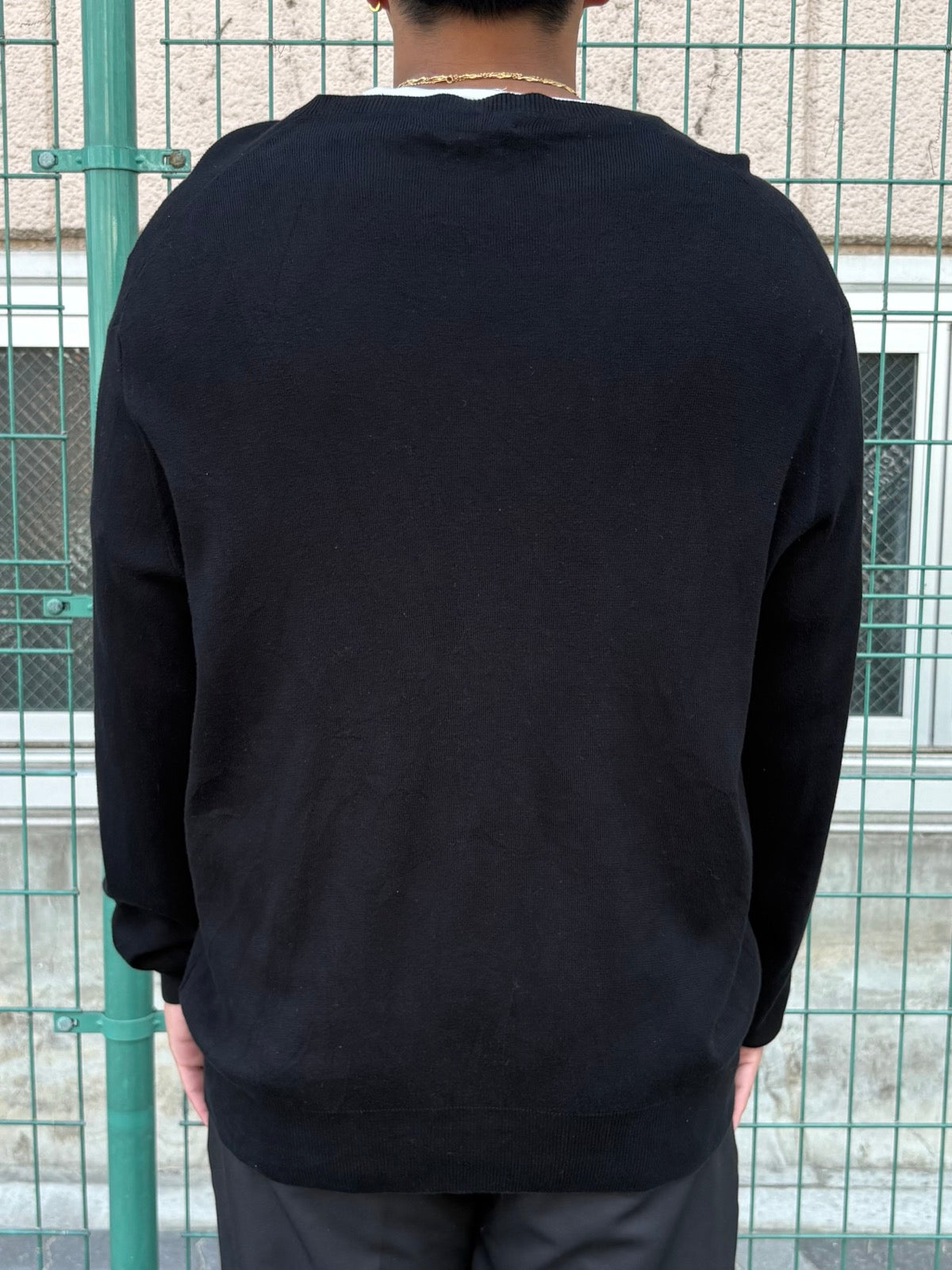 POLO RALPH LAUREN「PIMA COTTON」Vネックコットンニット