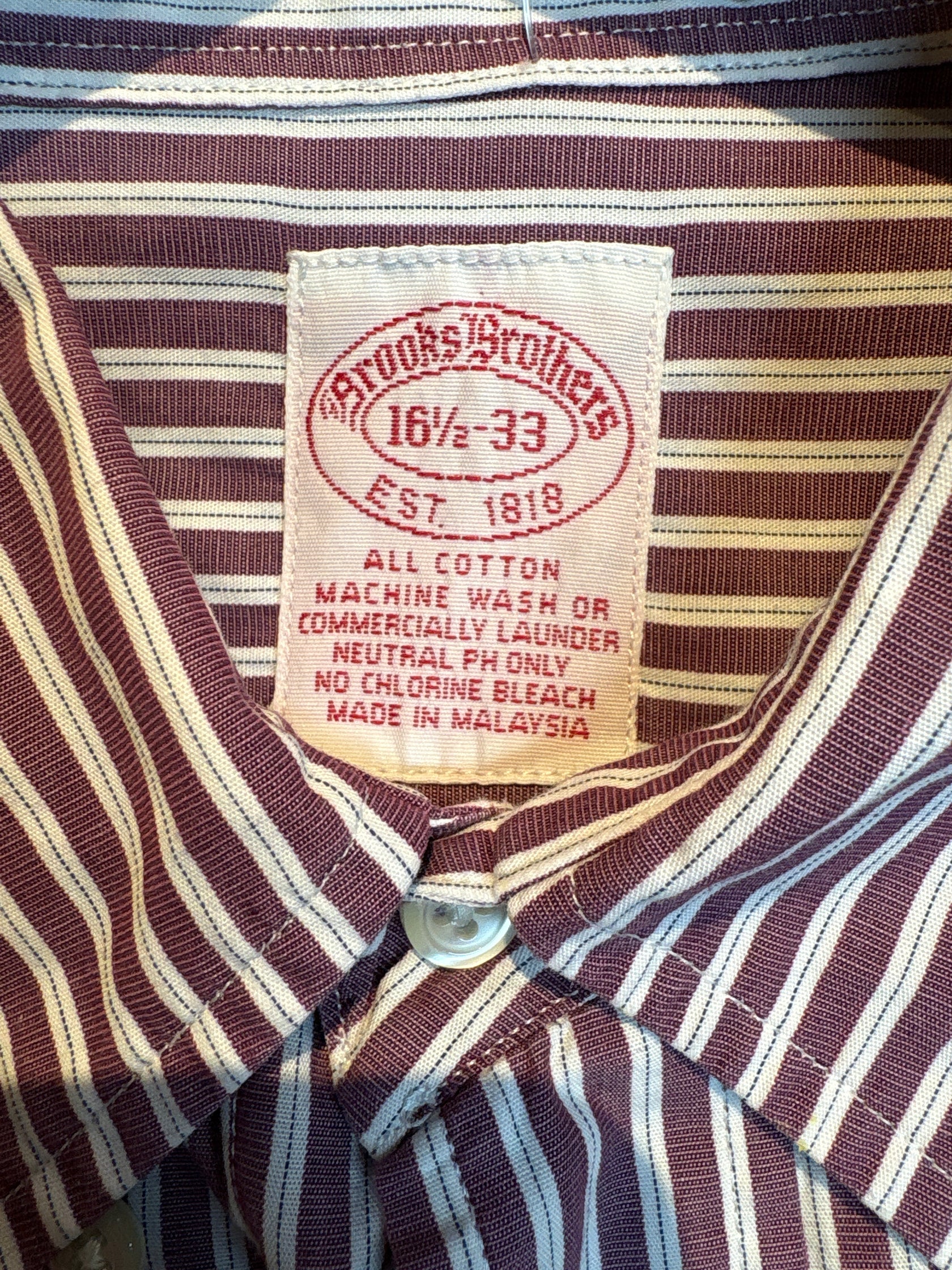 00's Brooks Brothers「Regular fit」ボタンダウンシャツ