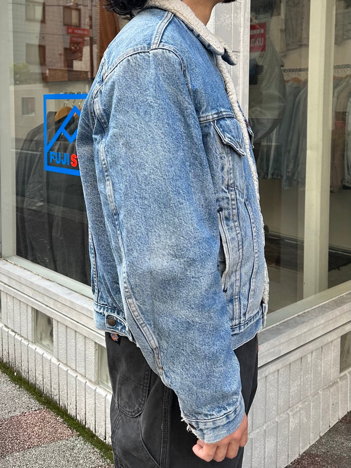 80's LEVI’S「71608-0216」USA製 デニムボアジャケット