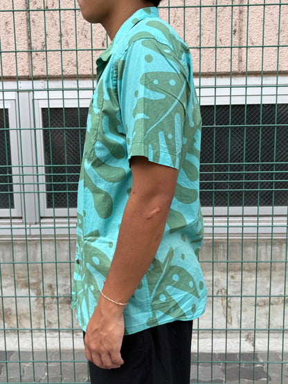 10's PATAGONIA「Pataloha」モンステラ柄　アロハシャツ