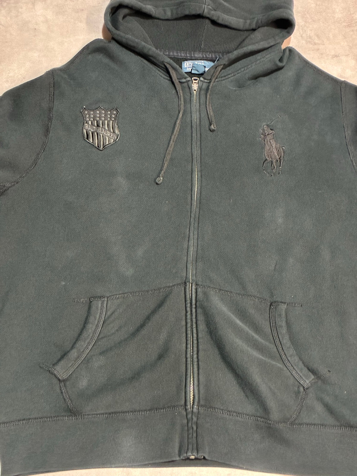 00's POLO RALPH LAUREN「ビックポニー」ジップパーカー