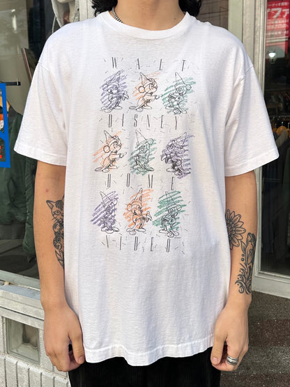90's DISNEY「HOME VIDEO」キャラクターTシャツ