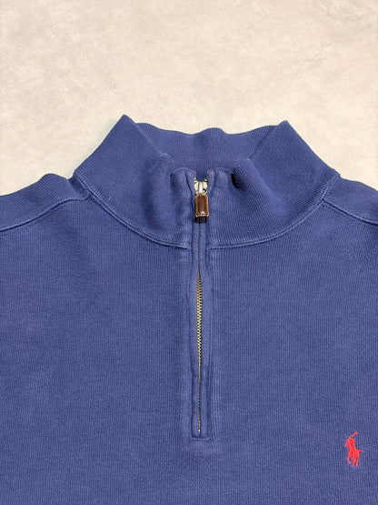 90's~00's POLO BY RALPH LAUREN「北マリアナ諸島製」ハーフジップニット
