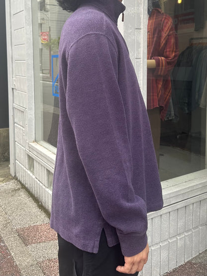 90's RALPH LAUREN ハーフジップニット　