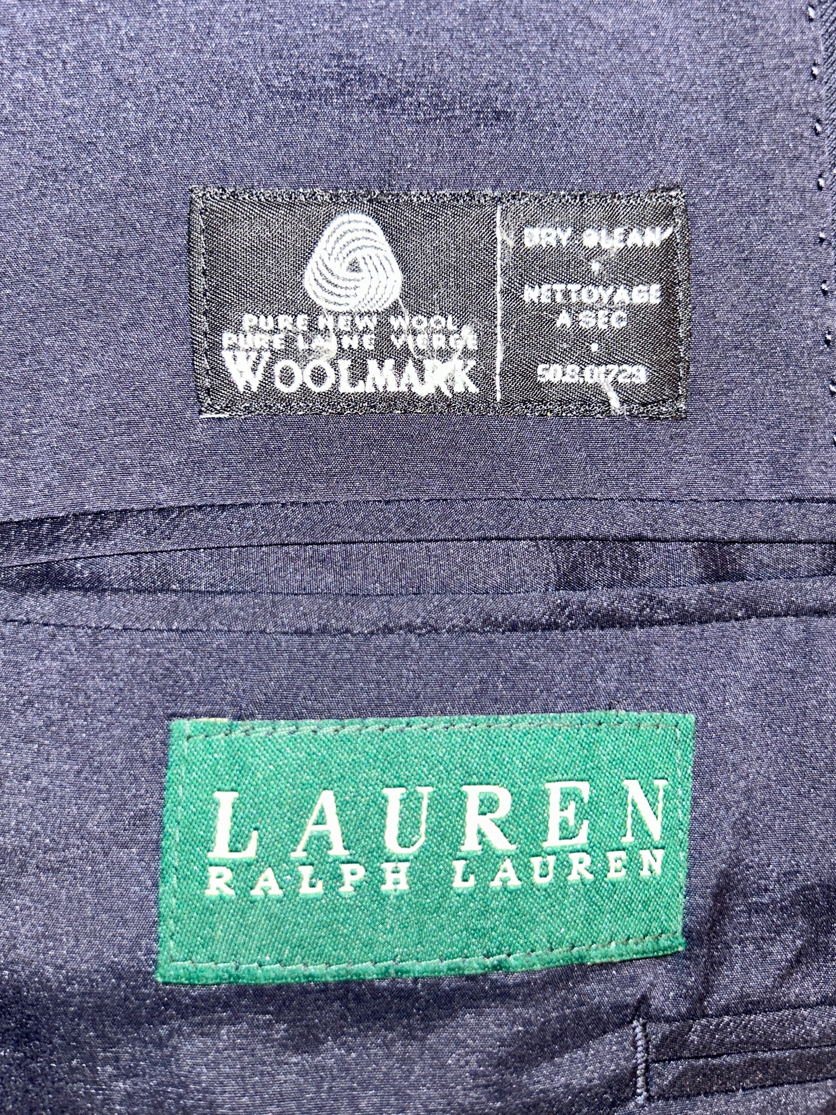 00's「LAUREN Ralph Lauren」ネイビーブレザー