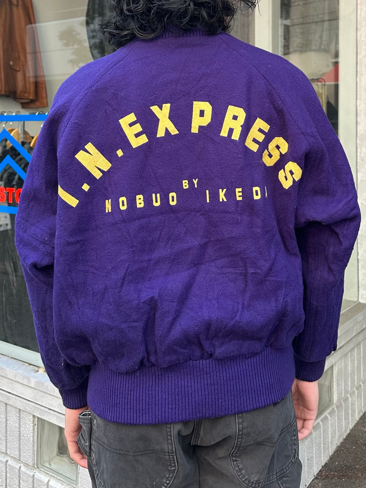 80's  I.N. EXPRESS「NOBUO BY IKEDA」ジップアップジャケット