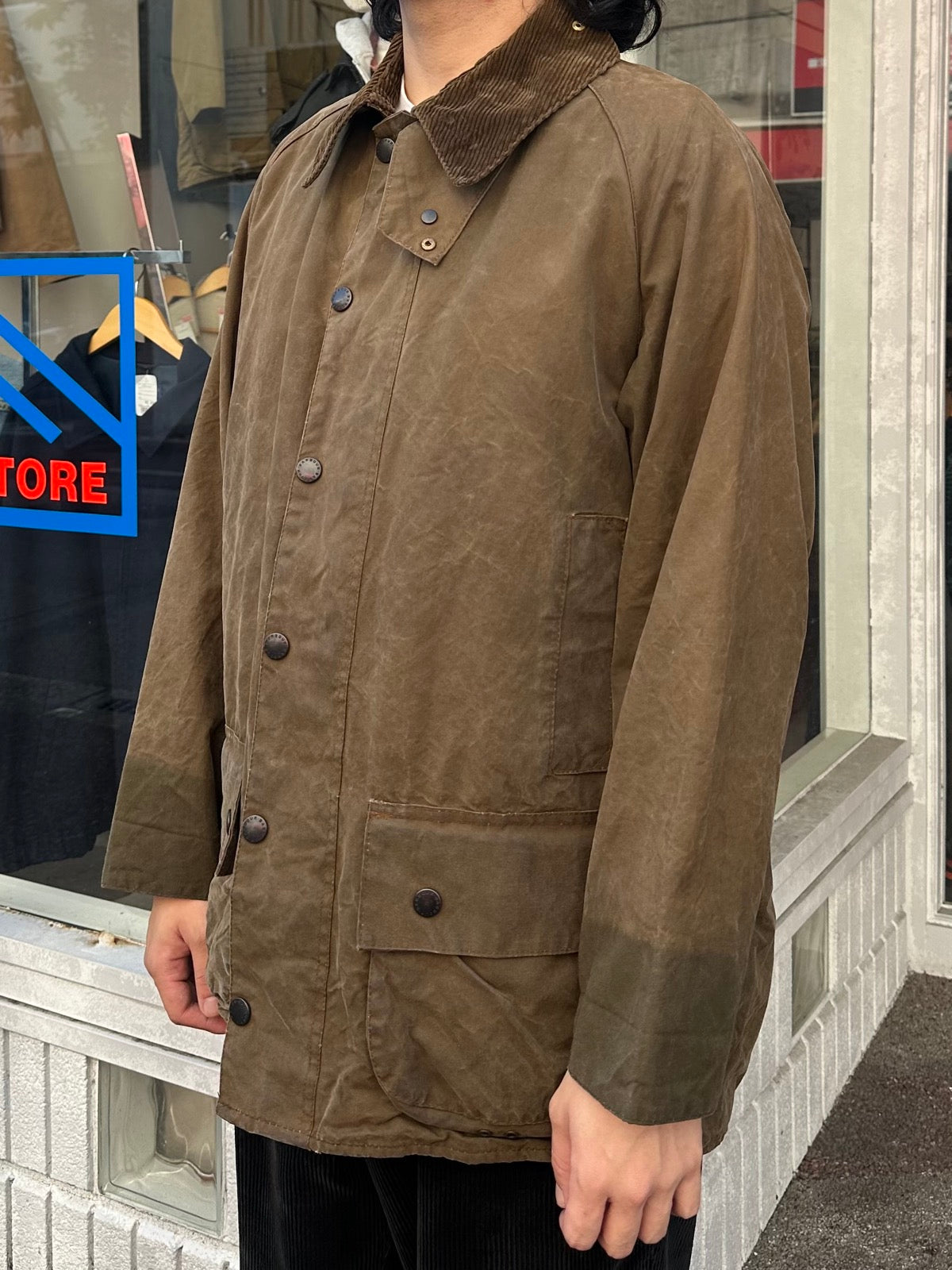 90's BARBOUR「MOORLAND」オイルドジャケット