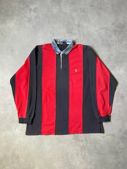 90's POLO RALPH LAUREN ラグビーシャツ
