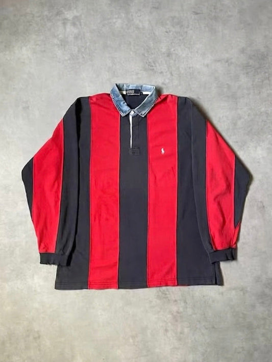 90's POLO RALPH LAUREN ラグビーシャツ
