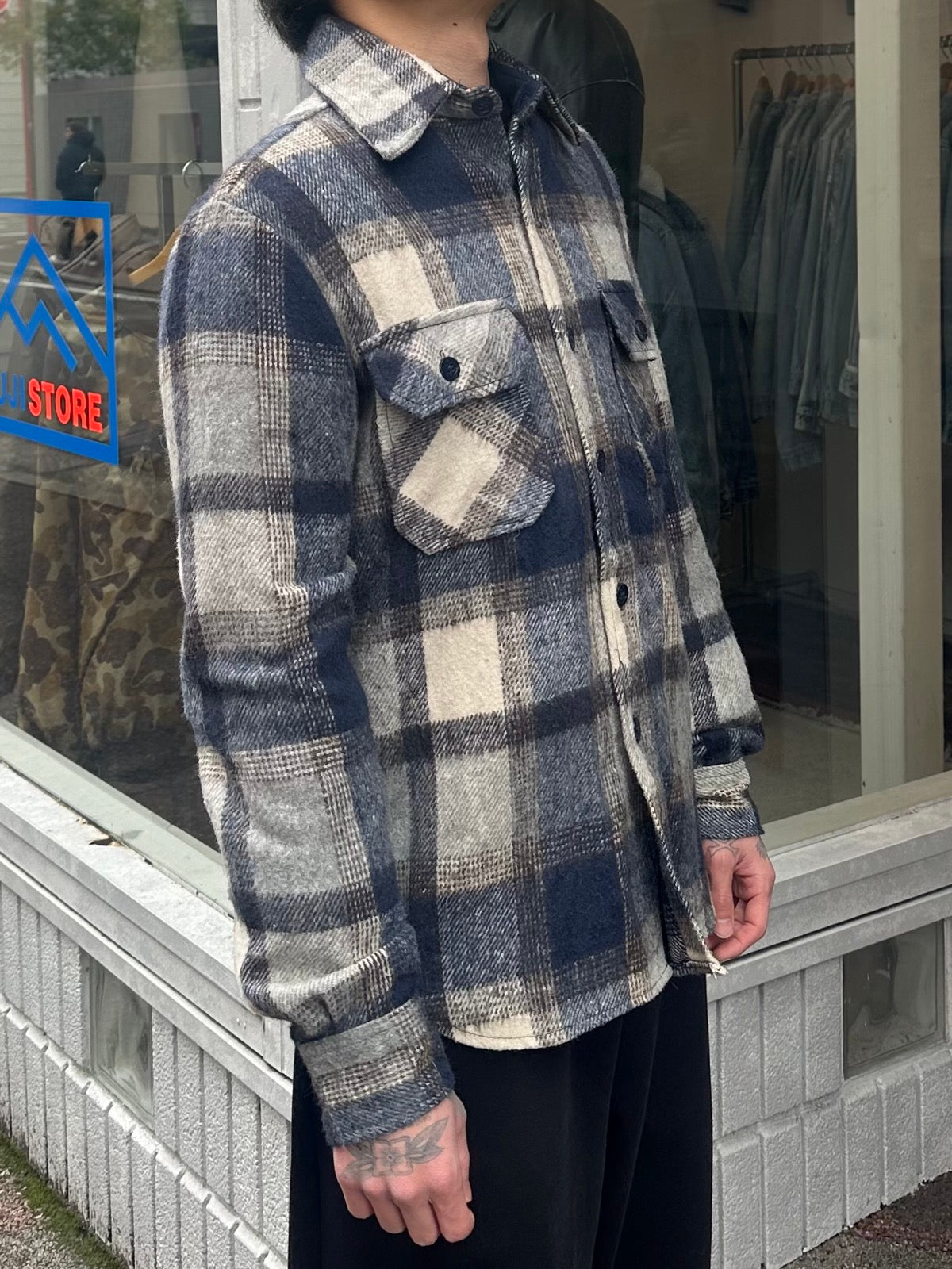70's JCPENNEY ネルシャツ