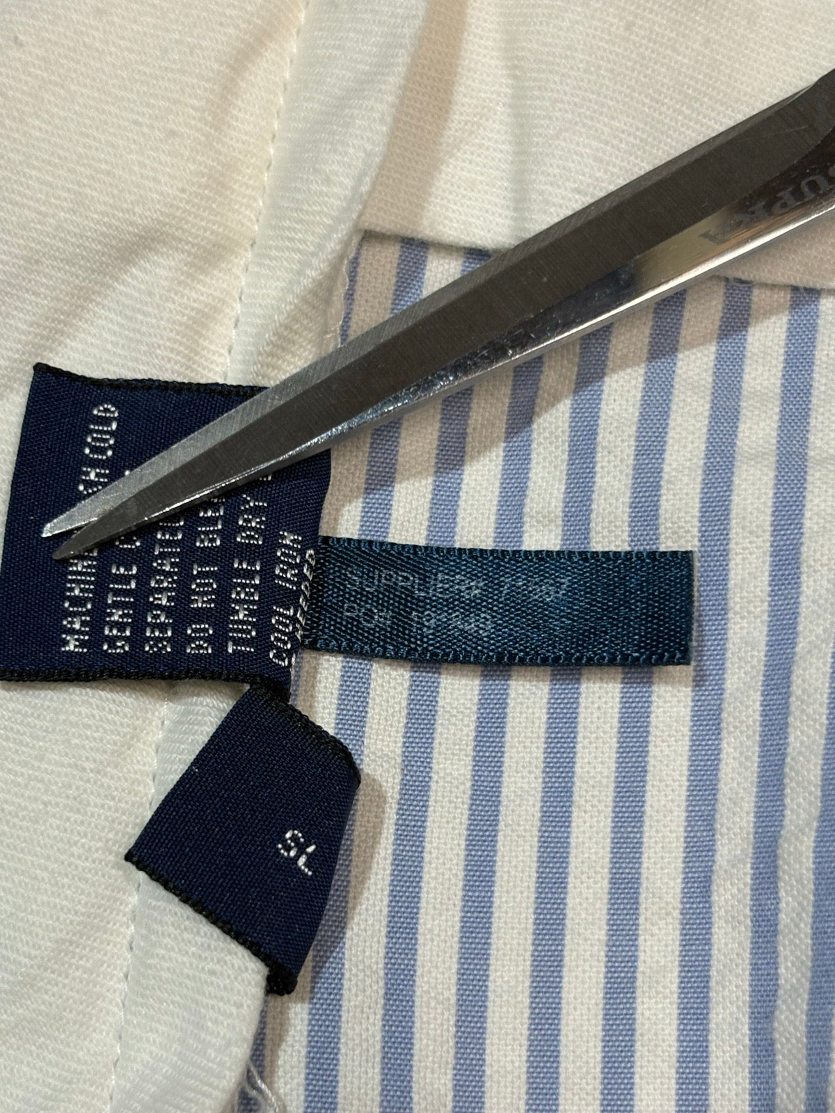 90's RALPH LAUREN「POLO GOLF」シアーサッカーストライプパンツ