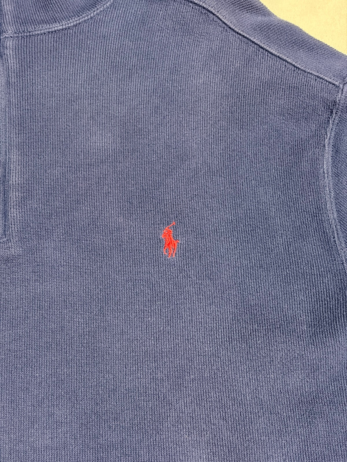 90's~00's POLO BY RALPH LAUREN「北マリアナ諸島製」ハーフジップニット
