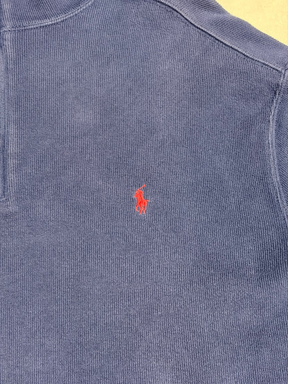 90's~00's POLO BY RALPH LAUREN「北マリアナ諸島製」ハーフジップニット