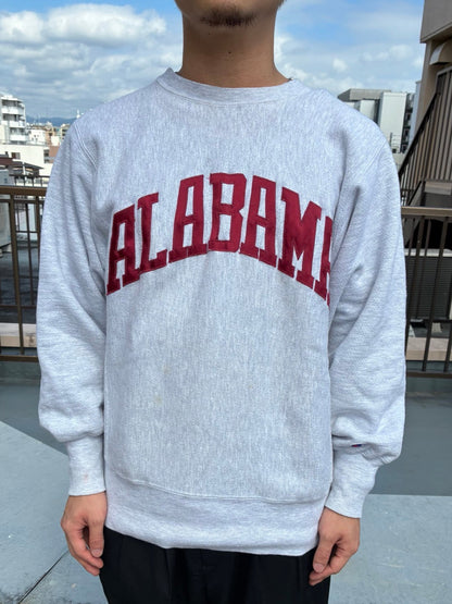 90's CHAMPION「ALABAMA」Reverse Weave USA製 カレッジスウェット