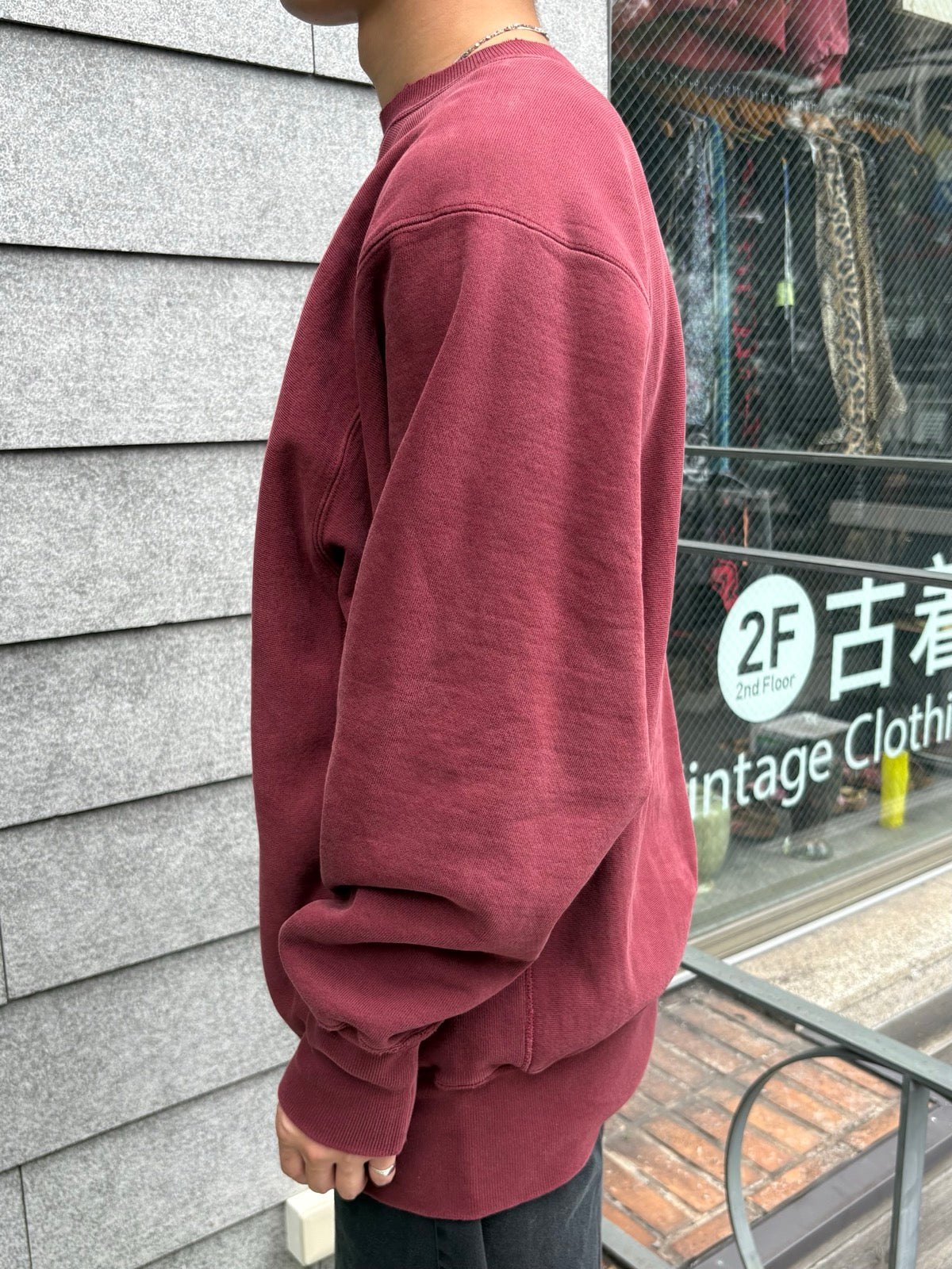 90's Champion「Reverse Weave」USA製 ワンポイントスウェット