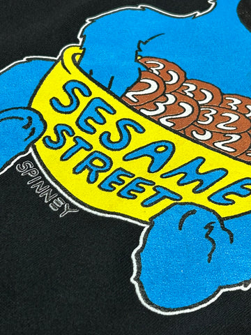 90's SESAME STREET「Cookie Monster」USA製 プリントスウェット