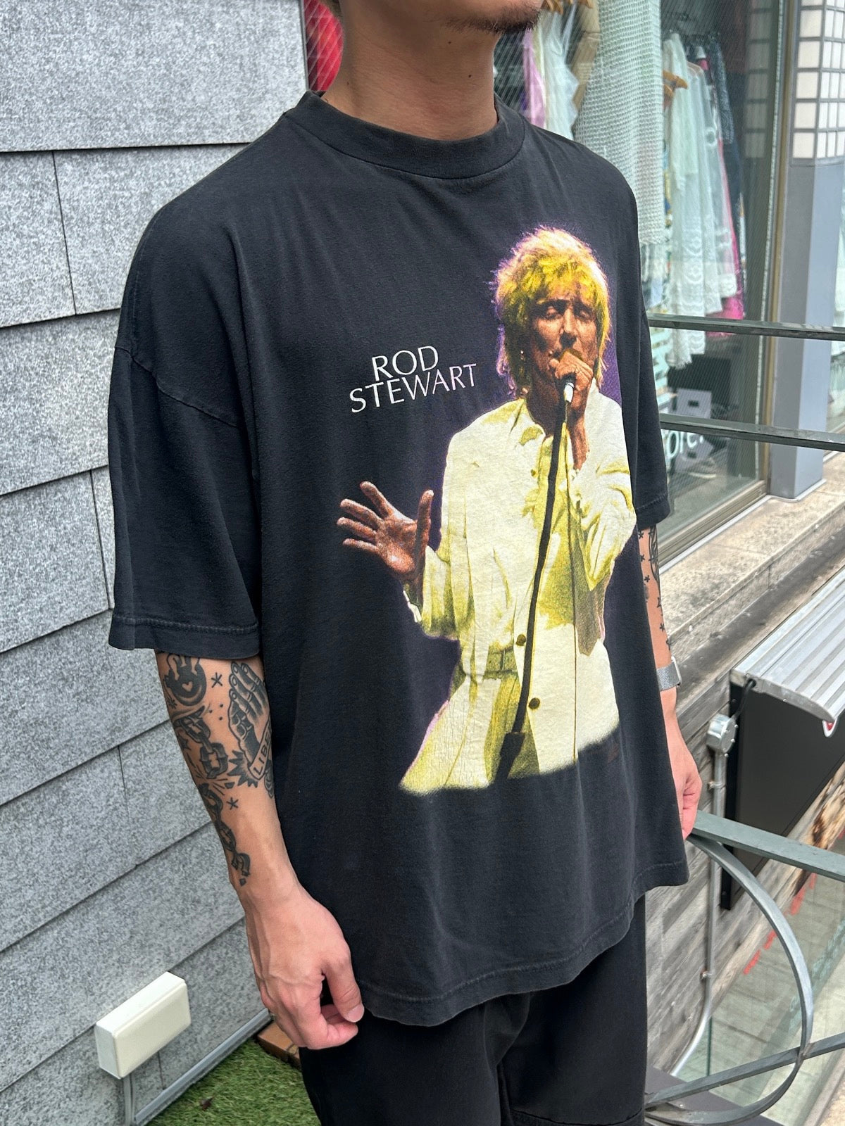 90's ROD STEWART「A SPANNER IN THE WORKS TOUR 1995-96」バンドTシャツ