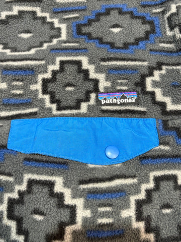 10's PATAGONIA Synchilla Snap-T「ヤナバ柄」フリースプルオーバー