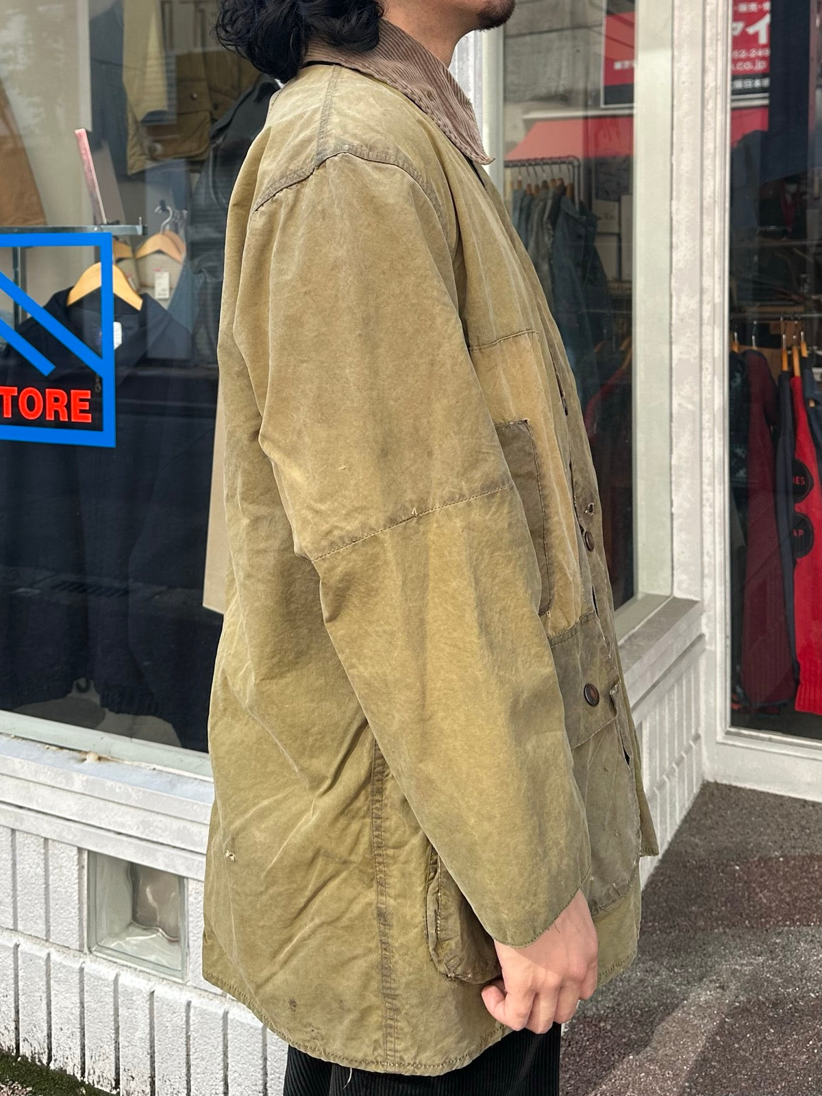 90's BARBOUR「BORDER」オイルドジャケット