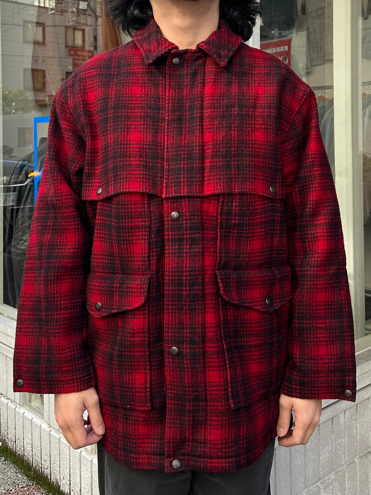 90's WOOL RICH「Buffalo Check」ウールハンティングジャケット