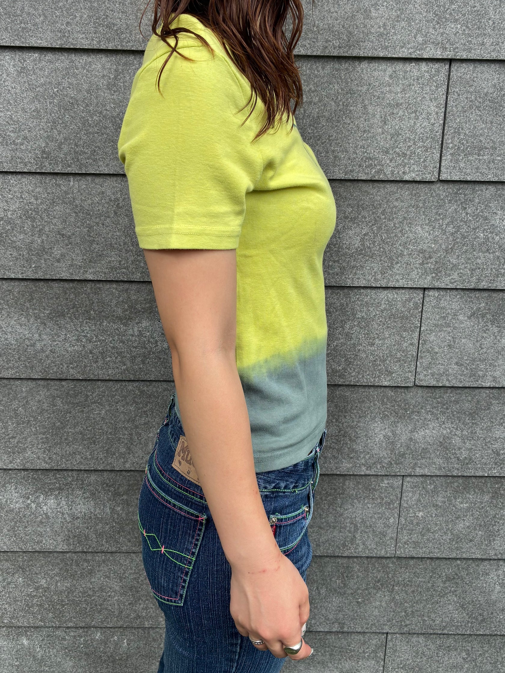 90's「PUMA」USA製 VネックTシャツ