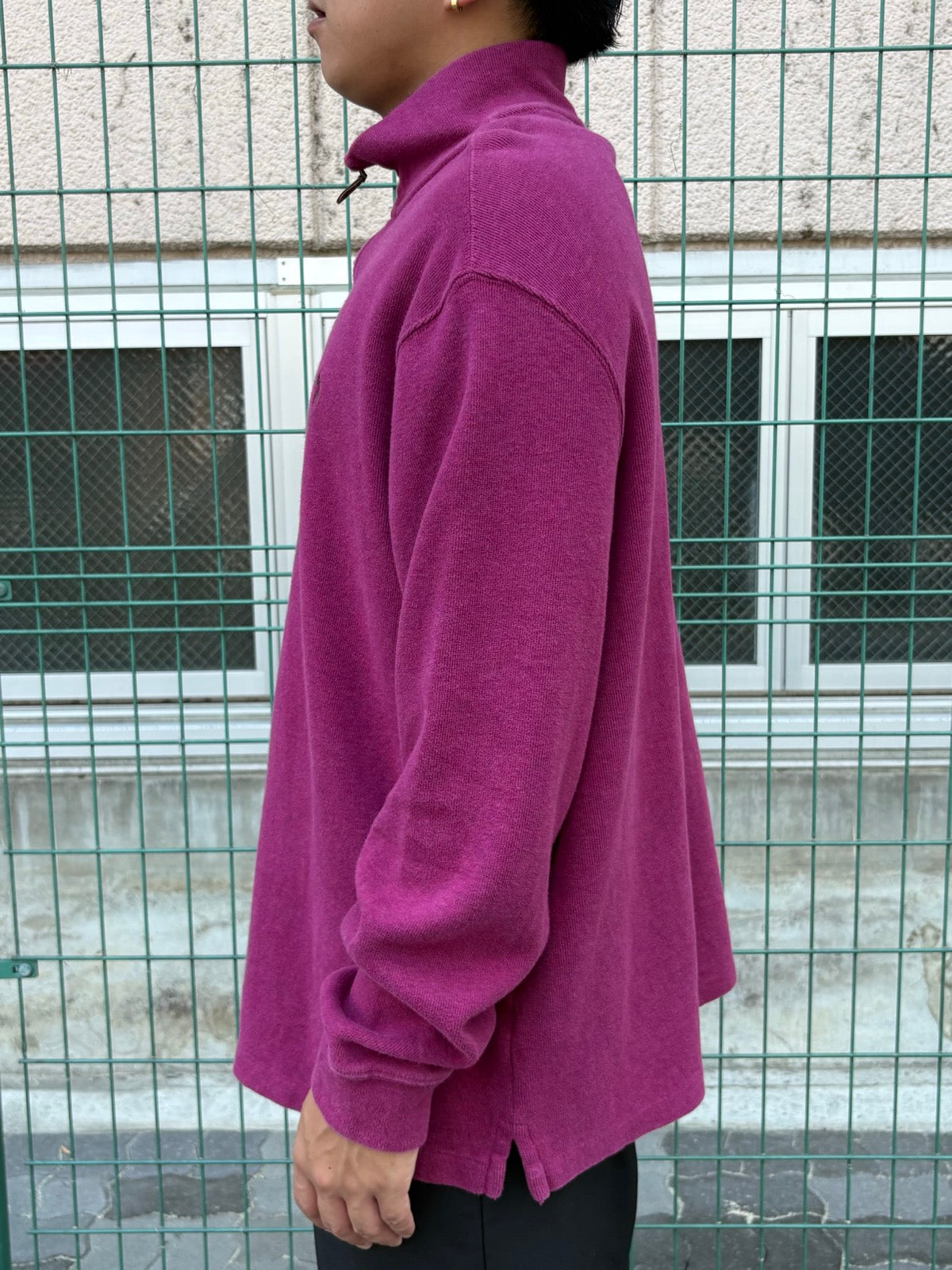 RALPH LAUREN ハーフジップニット