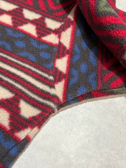 90's PATAGONIA Synchilla Snap-T「サルティーヨ柄」フリースプルオーバー