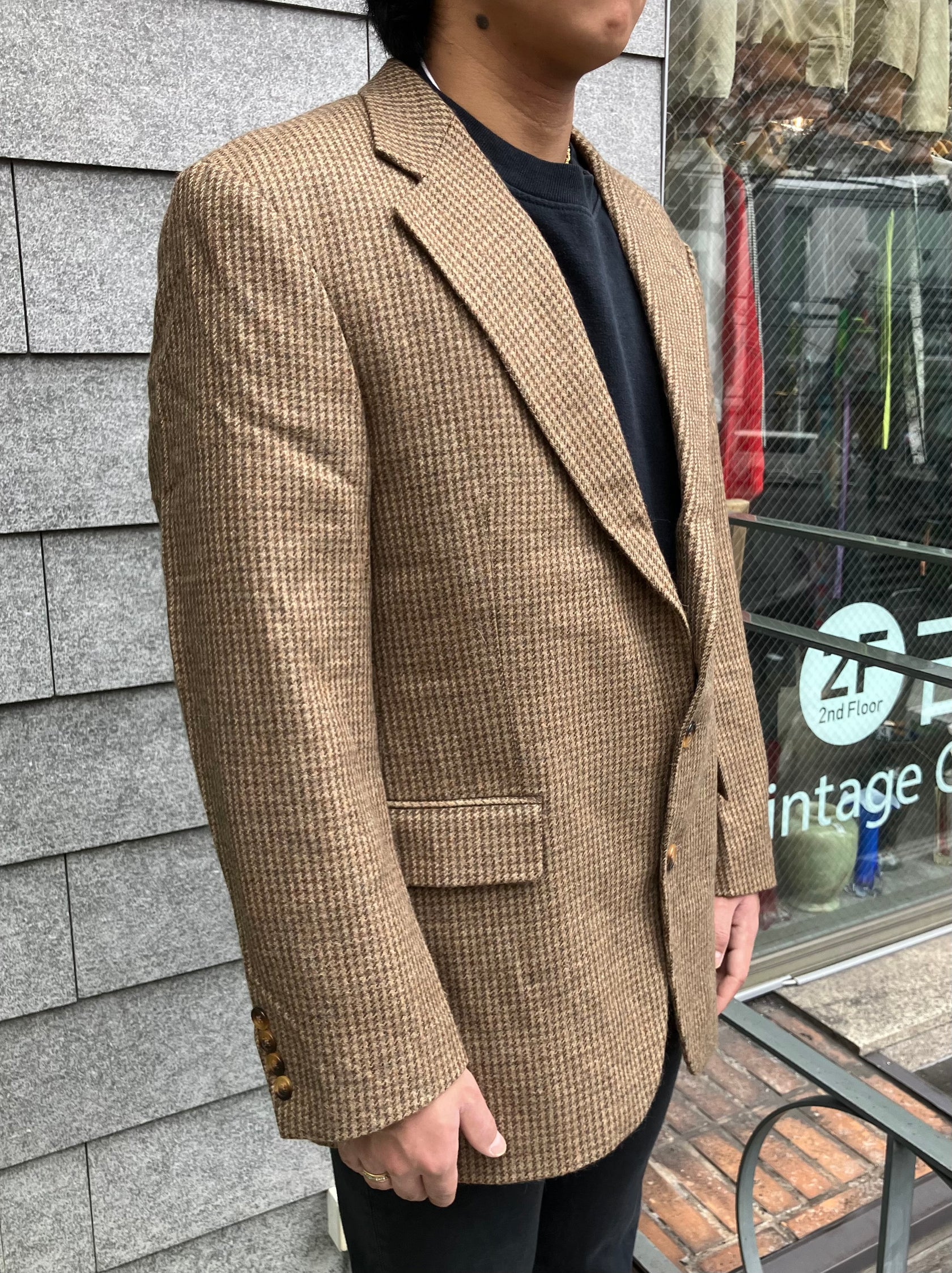 90's「Polo University Club」ツイードジャケット