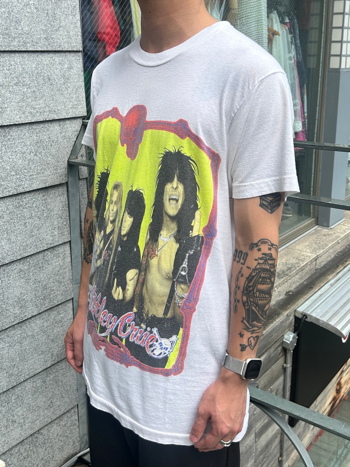 90's「Mötley Crüe」USA製　バンドTシャツ