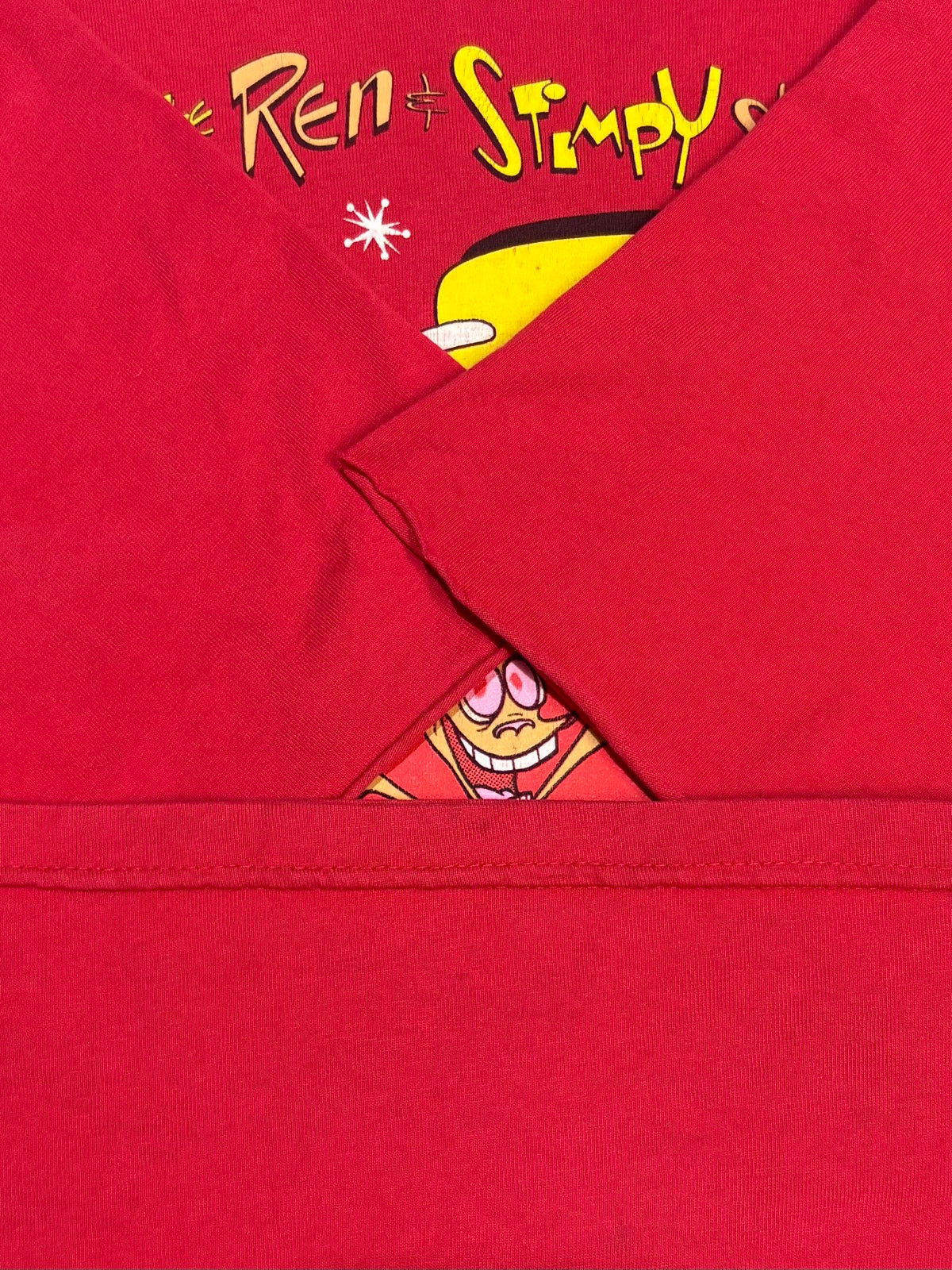 90's THE REN ＆ STIMPY SHOW キャラクターTシャツ