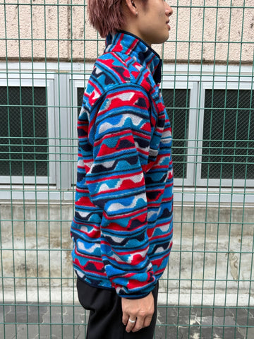 10's PATAGONIA Synchilla Snap-T「デルタ柄」フリースプルオーバー