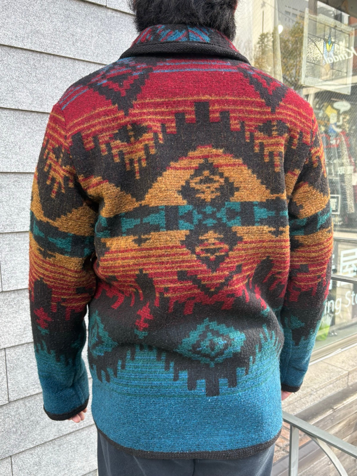 80's WoolRich「ネイティブ柄」USA製 ウールジャケット