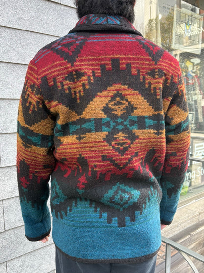 80's WoolRich「ネイティブ柄」USA製 ウールジャケット