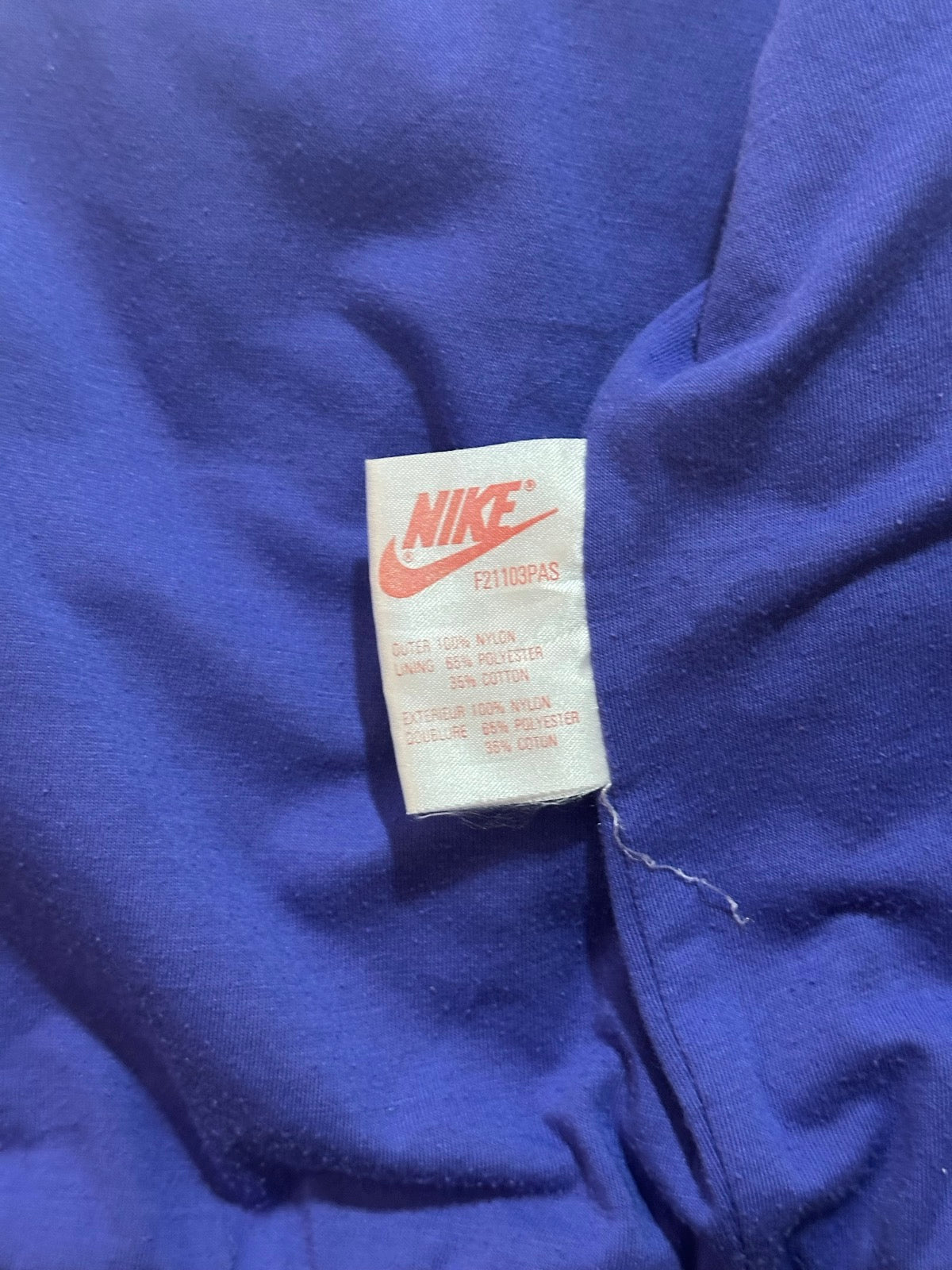 90's NIKE「silver tag」ナイロンジャケット