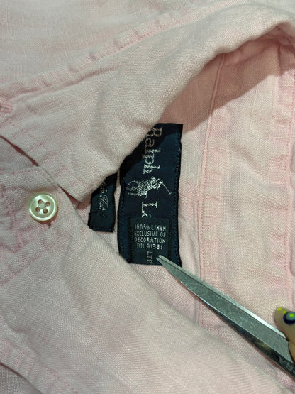 RALPH LAUREN「Custom Fit」リネンシャツ