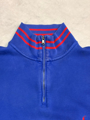 90's~00's POLO BY RALPH LAUREN ハーフジップスウェット