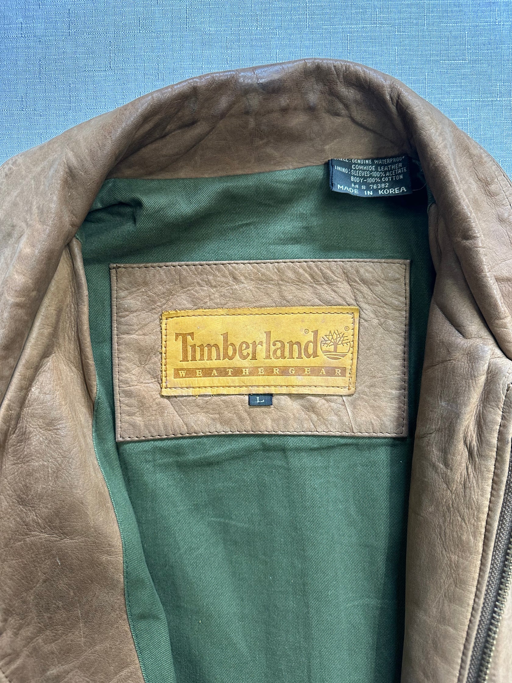 90's TIMBERLAND レザージャケット