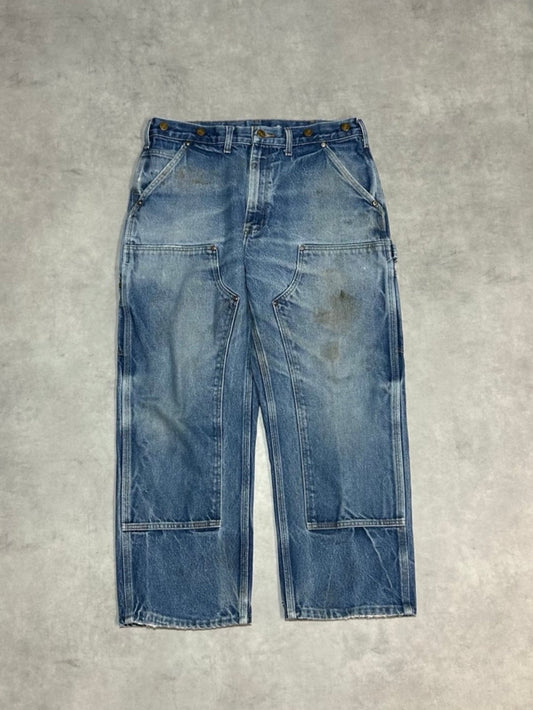 00's CARHARTT「DOUBLE NKEE」デニムペインターパンツ