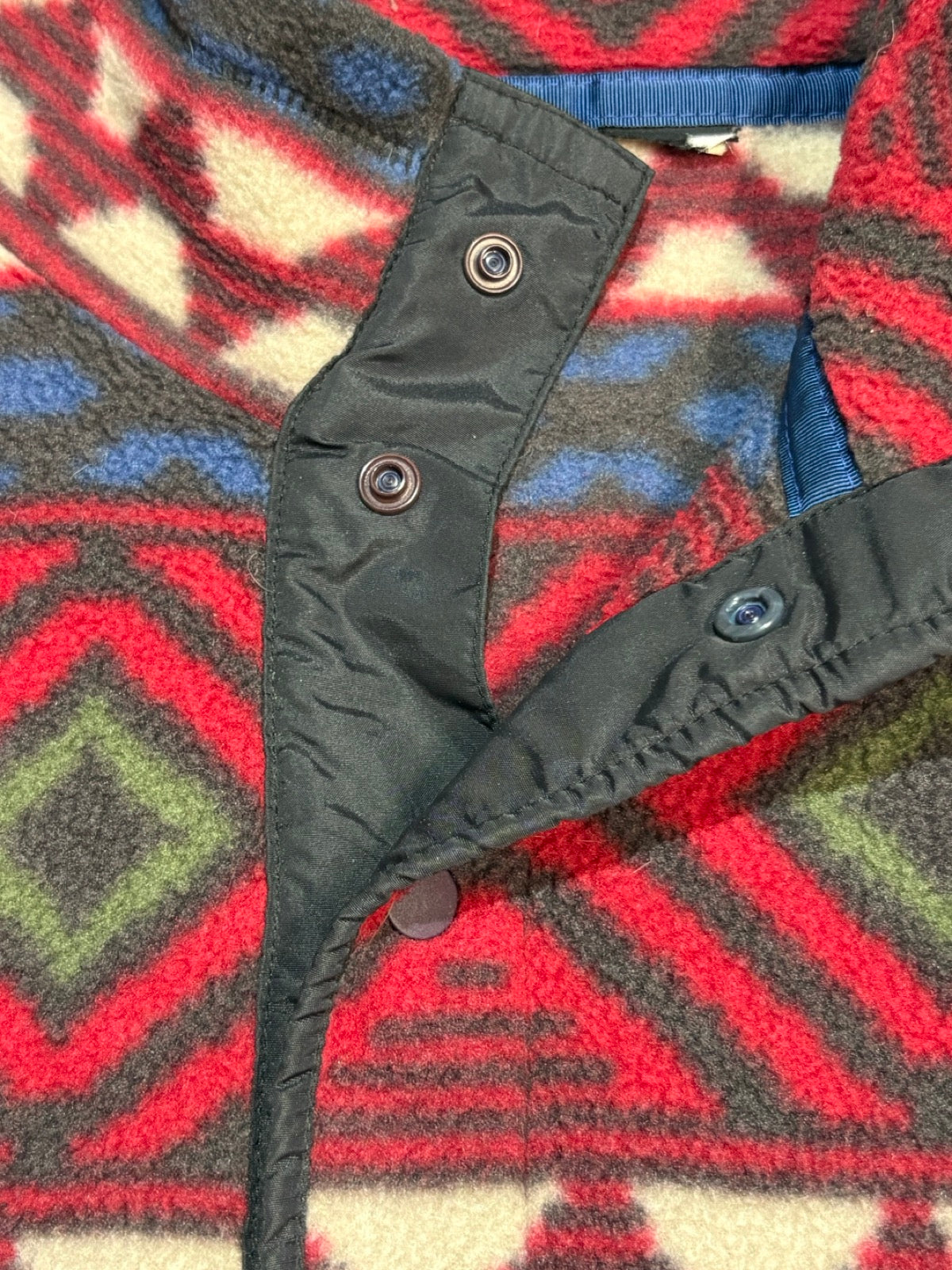 90's PATAGONIA Synchilla Snap-T「サルティーヨ柄」フリースプルオーバー