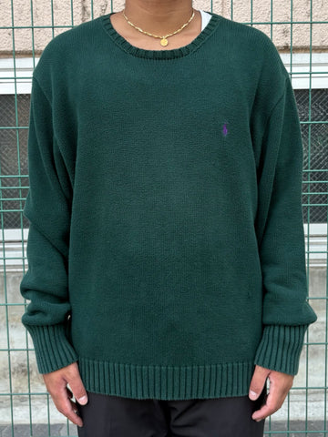 90's POLO BY RALPH LAUREN クルーネックニット