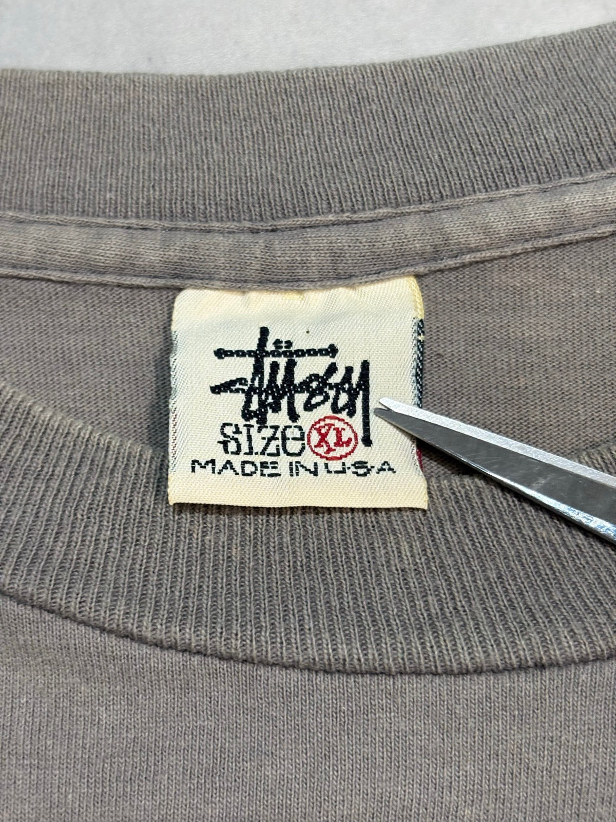 90's STUSSY「World Tour」USA製 スケートTシャツ