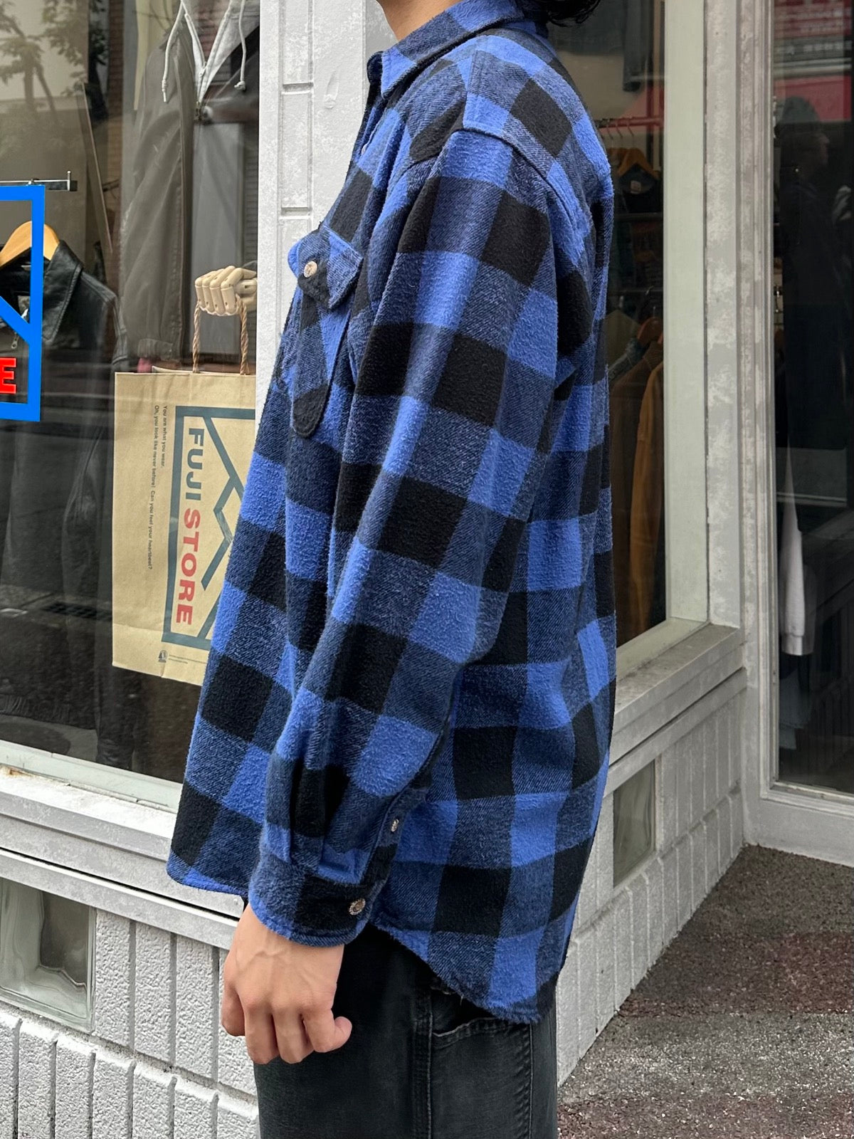 90's FIELD＆STREAM バッファローチェックシャツ