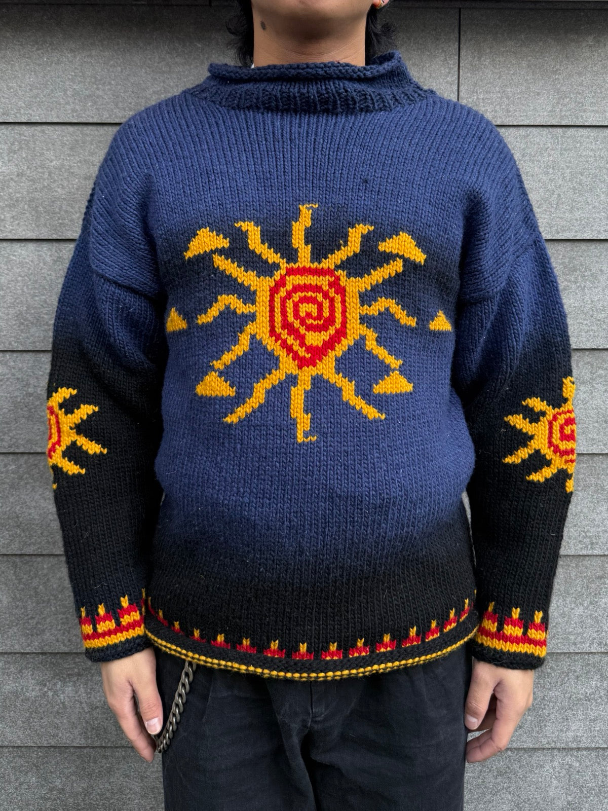 80's「Ecuador」SUN エクアドルニット