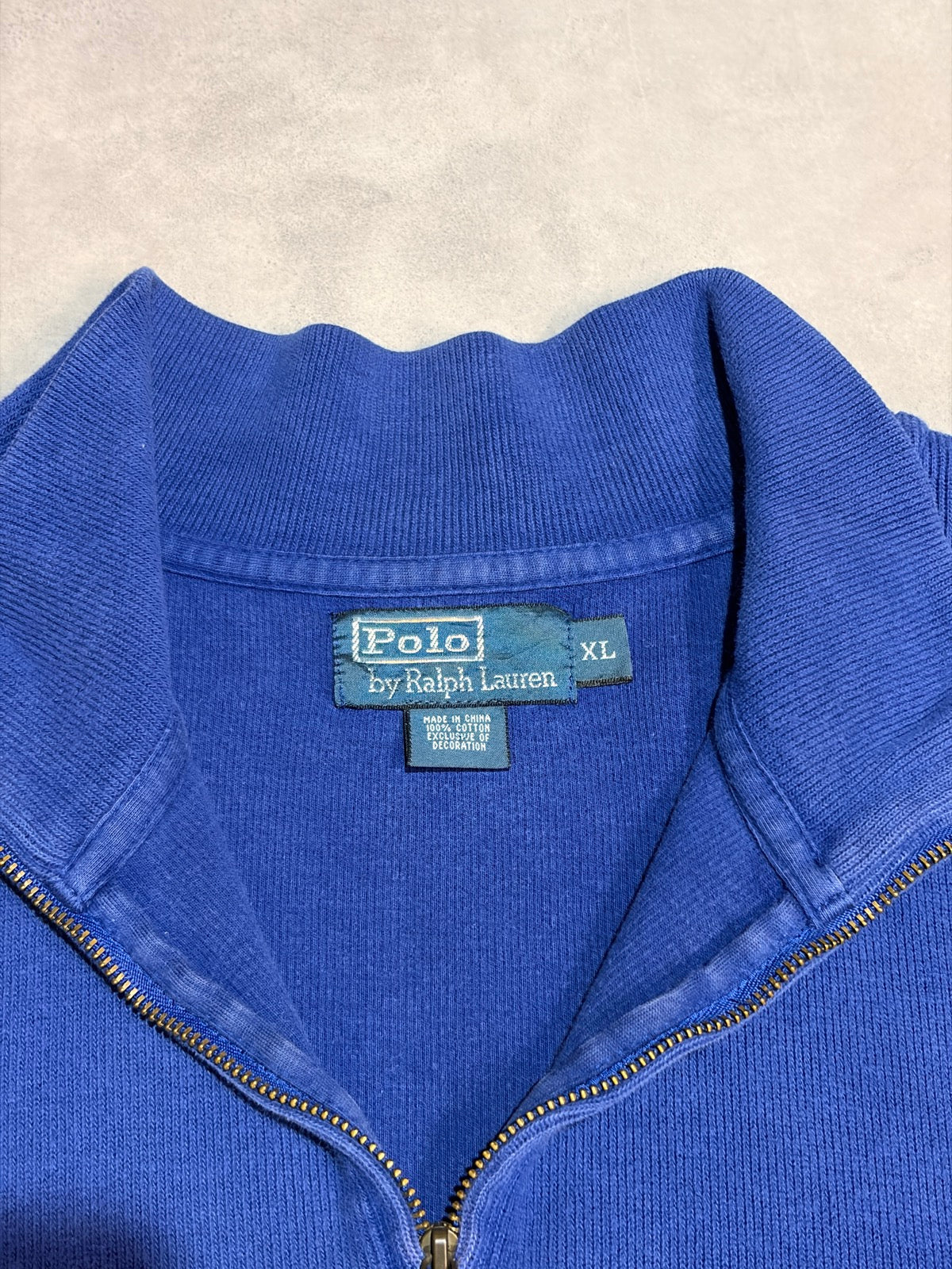 90's POLO BY RALPH LAUREN ハーフジップニット