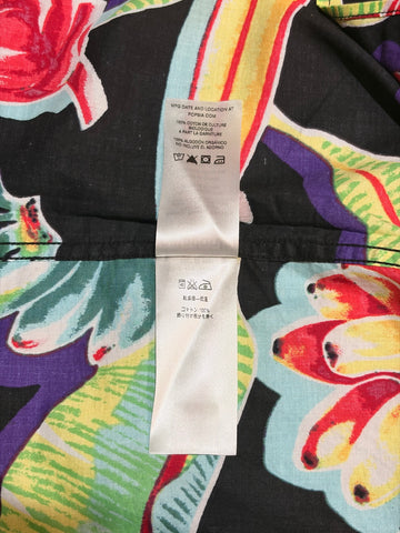 10's PATAGONIA「Pataloha」ブラックバナナ柄　アロハシャツ