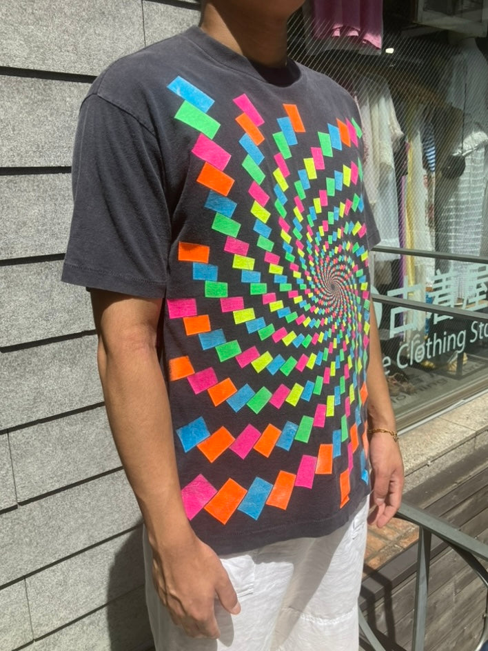 90's「WILD OATS PSYCHEDELIC」USA製 グラフィックTシャツ