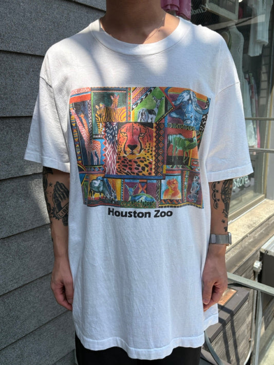 90's「Houston Zoo」USA製　グラフィックTシャツ